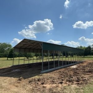 final set up of carport move